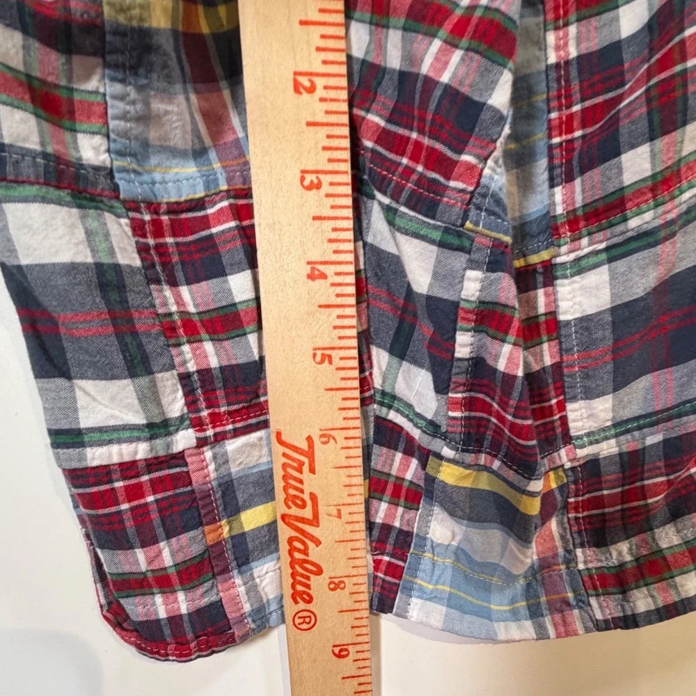 Jos. A. Bank Shorts 44 Multicolor Patchwork Plaid Madras Cotton Summer‎ Preppy